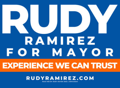 Yard Sign Rudy Ramirez